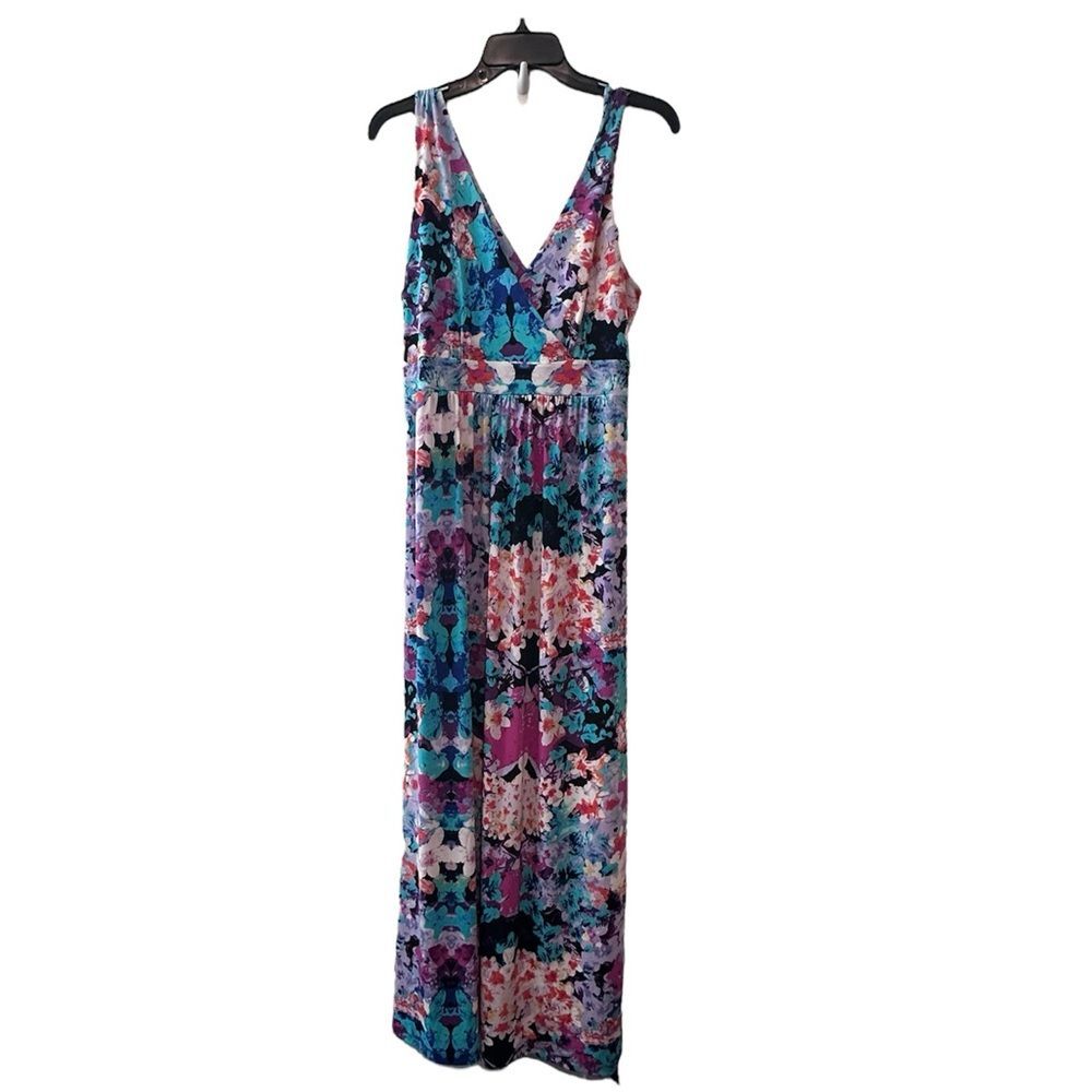 Nicole Miller floral maxi dress